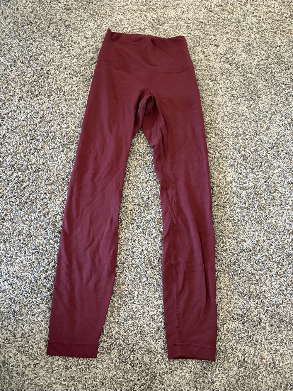 lululemon athletica Burgundy High-Rise Leggings